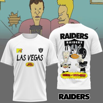 Las Vegas Raiders | Premium NFL Funny Beavis and Butt-Head Shirt