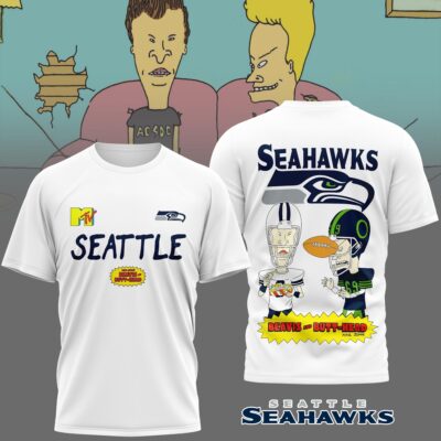 Seattle Seahawks | Premium NFL Funny Beavis and Butt-Head Shirt