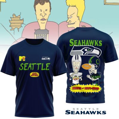 Seattle Seahawks | Premium NFL Funny Beavis and Butt-Head Shirt