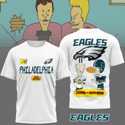 Philadelphia Eagles | Premium NFL Funny Beavis and Butt-Head Shirt