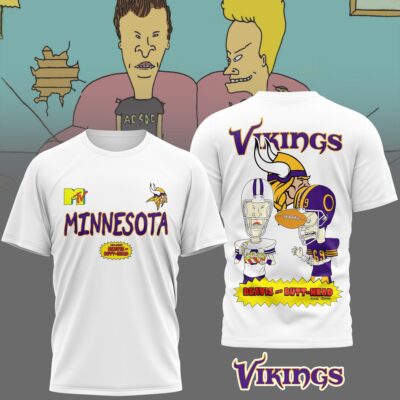 Minnesota Vikings | Premium NFL Funny Beavis and Butt-Head Shirt