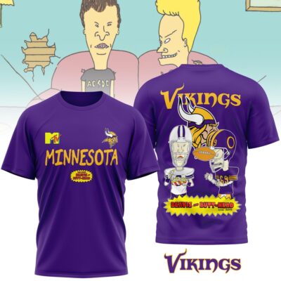 Minnesota Vikings | Premium NFL Funny Beavis and Butt-Head Shirt