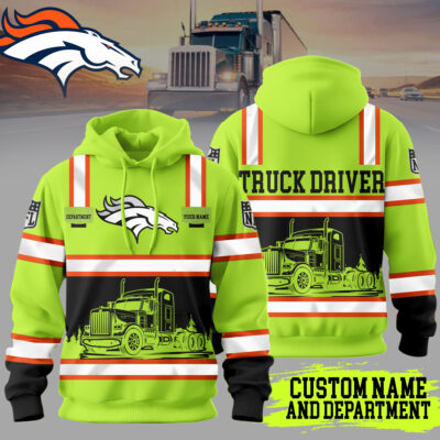 Denver Broncos | Premium NFL Truck Driver Hoodie - XL