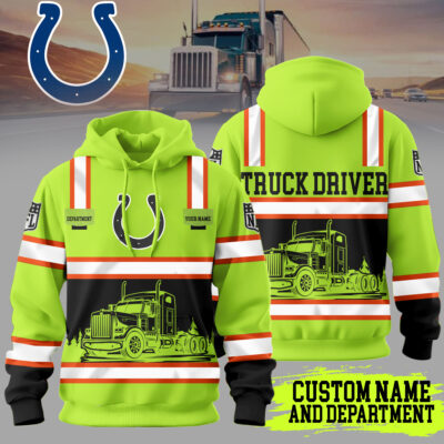 Indianapolis Colts | Premium NFL Truck Driver Hoodie - 4XL