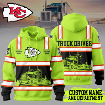 Kansas City Chiefs | Premium NFL Truck Driver Hoodie - M