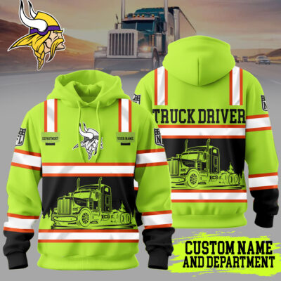 Minnesota Vikings | Premium NFL Truck Driver Hoodie - XL