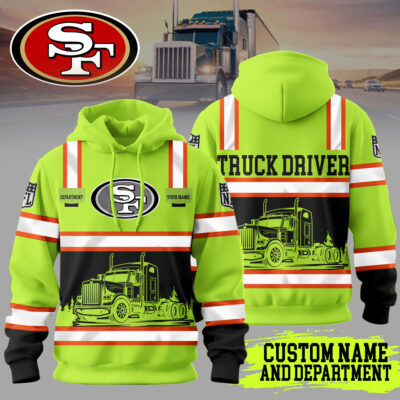 San Francisco 49ers | Premium NFL Truck Driver Hoodie
