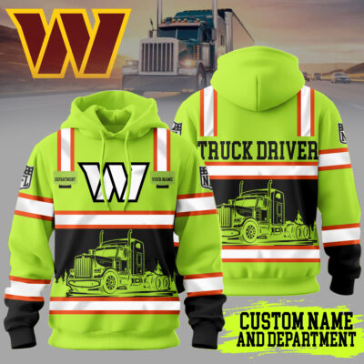 Washington Commanders | Premium NFL Truck Driver Hoodie - 5XL