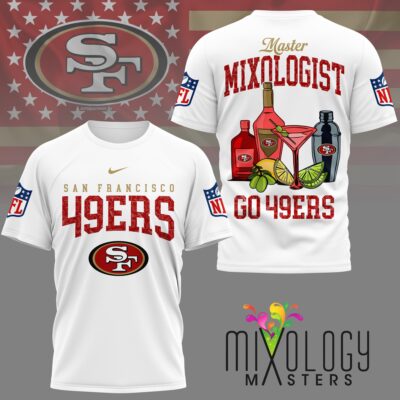 San Francisco 49ers | Premium NFL Mixologist Fan 3D Shirt