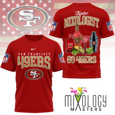 San Francisco 49ers | Premium NFL Mixologist Fan 3D Shirt