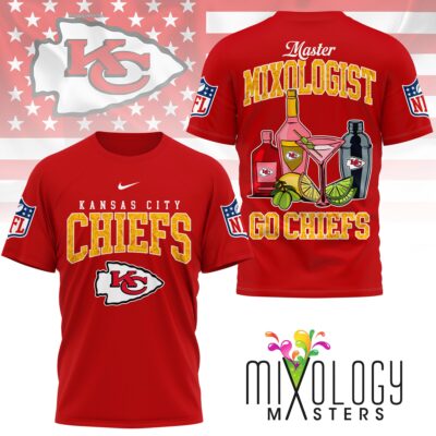 Kansas City Chiefs | Premium NFL Mixologist Fan 3D Shirt