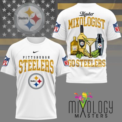 Pittsburgh Steelers | Premium NFL Mixologist Fan 3D Shirt