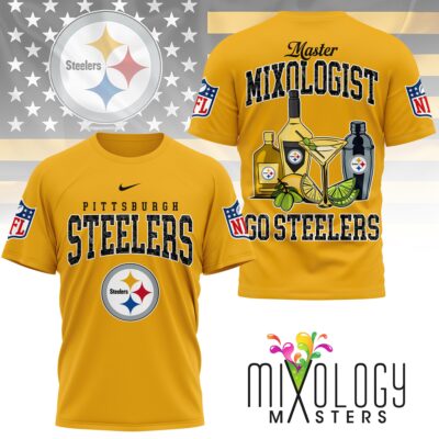Pittsburgh Steelers | Premium NFL Mixologist Fan 3D Shirt