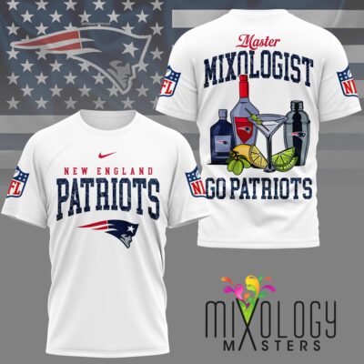 New England Patriots | Premium NFL Mixologist Fan 3D Shirt