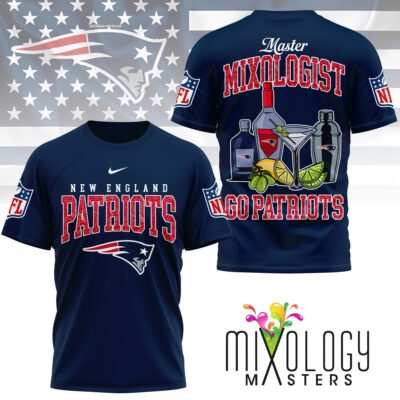New England Patriots | Premium NFL Mixologist Fan 3D Shirt