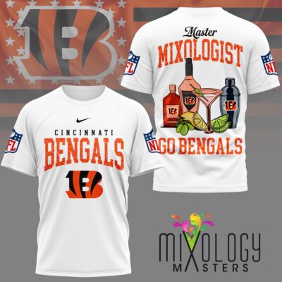 Cincinnati Bengals | Premium NFL Mixologist Fan 3D Shirt