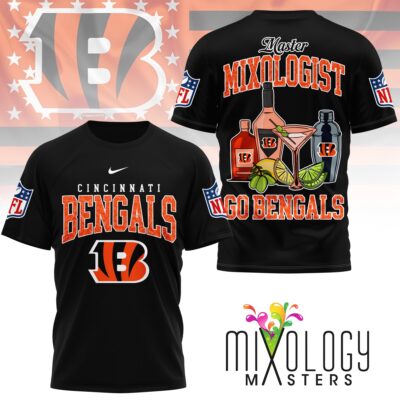 Cincinnati Bengals | Premium NFL Mixologist Fan 3D Shirt