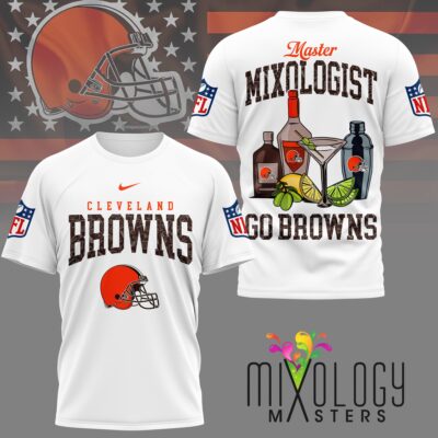 Cleveland Browns | Premium NFL Mixologist Fan 3D Shirt