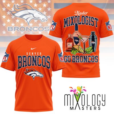 Denver Broncos | Premium NFL Mixologist Fan 3D Shirt
