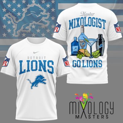 Detroit Lions | Premium NFL Mixologist Fan 3D Shirt