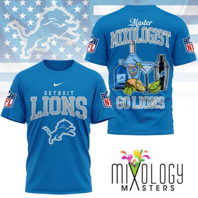 Detroit Lions | Premium NFL Mixologist Fan 3D Shirt