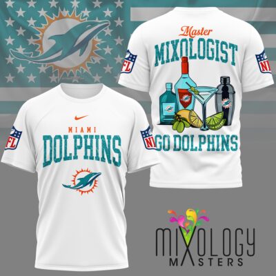 Miami Dolphins | Premium NFL Mixologist Fan 3D Shirt