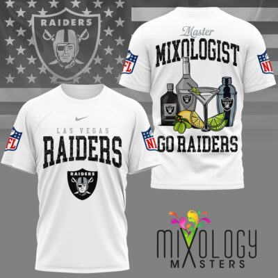 Las Vegas Raiders | Premium NFL Mixologist Fan 3D Shirt