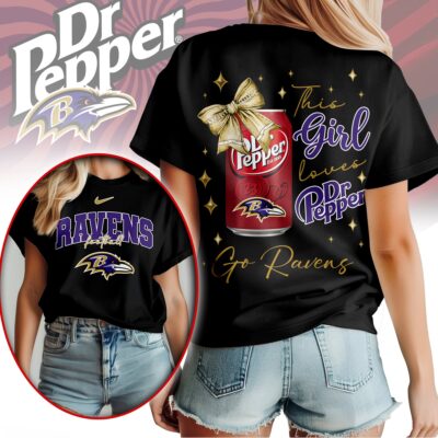 Baltimore Ravens | Premium NFL Dr Pepper Fan 3D Shirt