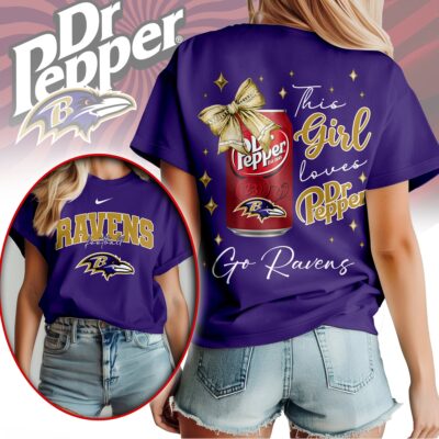 Baltimore Ravens | Premium NFL Dr Pepper Fan 3D Shirt