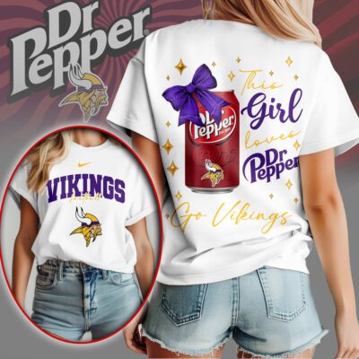 Minnesota Vikings | Premium NFL Dr Pepper Fan 3D Shirt