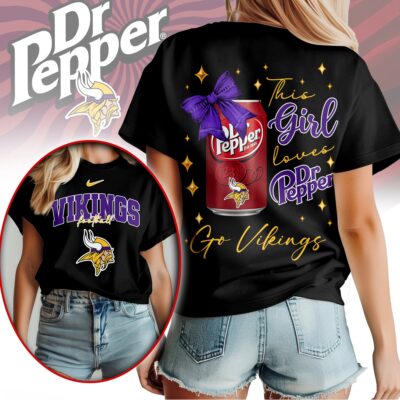 Minnesota Vikings | Premium NFL Dr Pepper Fan 3D Shirt