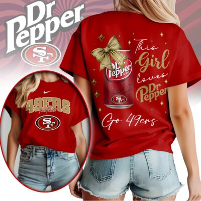 San Francisco 49ers | Premium NFL Dr Pepper Fan 3D Shirt