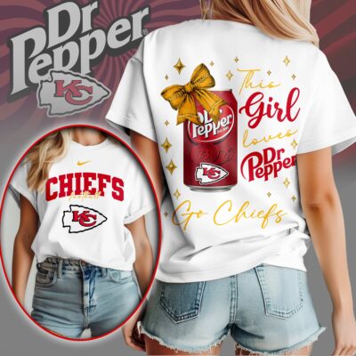 Kansas City Chiefs | Premium NFL Dr Pepper Fan 3D Shirt