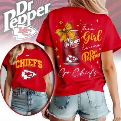 Kansas City Chiefs | Premium NFL Dr Pepper Fan 3D Shirt