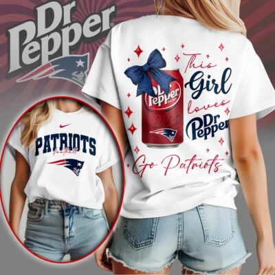 New England Patriots | Premium NFL Dr Pepper Fan 3D Shirt