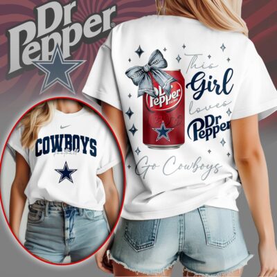 Dallas Cowboys | Premium NFL Dr Pepper Fan 3D Shirt
