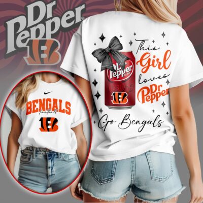 Cincinnati Bengals | Premium NFL Dr Pepper Fan 3D Shirt