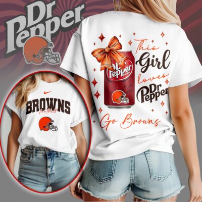 Cleveland Browns | Premium NFL Dr Pepper Fan 3D Shirt