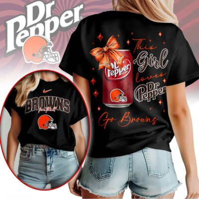 Cleveland Browns | Premium NFL Dr Pepper Fan 3D Shirt