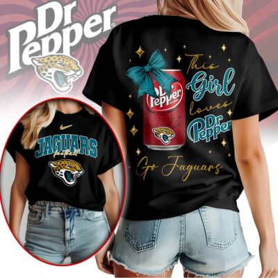 Jacksonville Jaguars | Premium NFL Dr Pepper Fan 3D Shirt