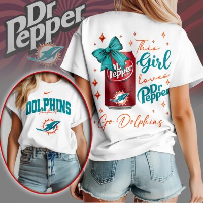 Miami Dolphins | Premium NFL Dr Pepper Fan 3D Shirt