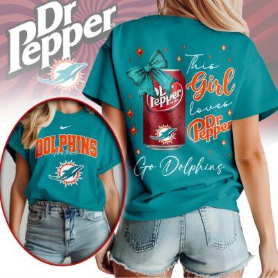Miami Dolphins | Premium NFL Dr Pepper Fan 3D Shirt