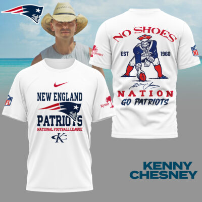 New England Patriots | Premium NFL Kenny Chesney Football Fan 3D Shirt