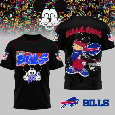 Buffalo Bills | Premium NFL Gangsta Mickey 3D Shirt