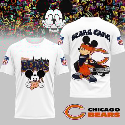 Chicago Bears | Premium NFL Gangsta Mickey 3D Shirt