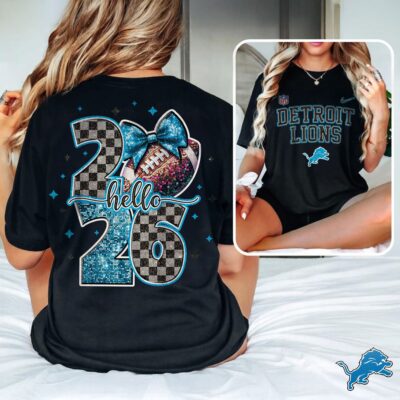 Detroit Lions | Premium NFL Hello 2026 Shirt