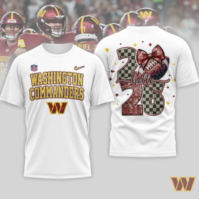 Washington Commanders | Premium NFL Hello 2026 Shirt