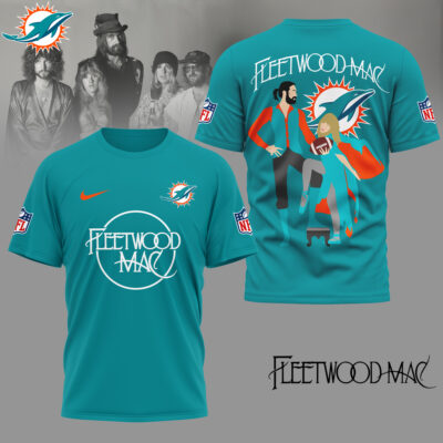 Miami Dolphins | Premium NFL and Fleetwood Mac 3D Shirt