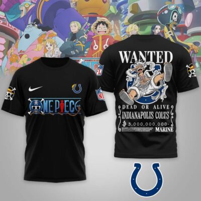 Indianapolis Colts | Premium NFL Wanted Monkey D Luffy 3D Shirt