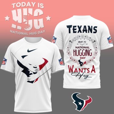 Houston Texans | Premium NFL National Hugging Day 3D Shirt